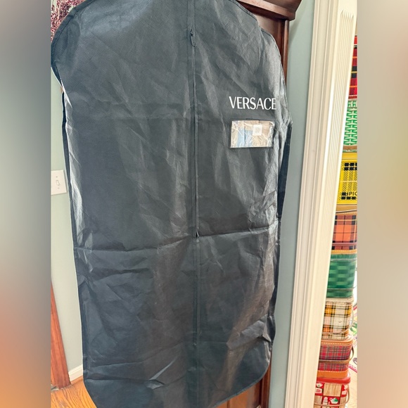VERSACE Black Travel Garment Bag